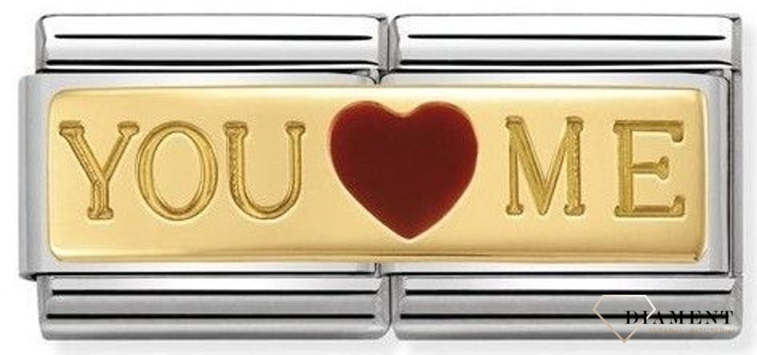 Nomination - Double Link 18K zawieszka złoto 'Ty i Ja' 030720 01 bi8żuteria nomination nomination zawieszki nomination baza.jpg